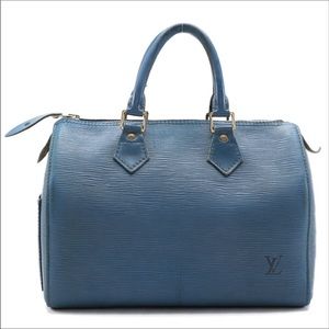 Louis Vuitton Speedy 30 Bag in Toledo Blue